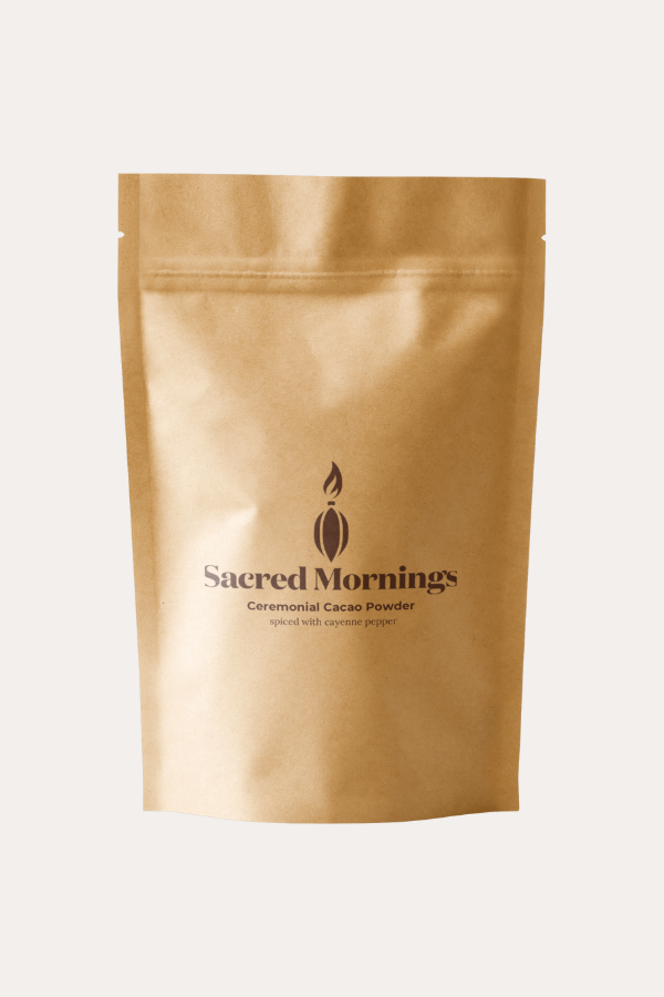 Fire- cayenne chili pepper infused ceremonial cacao latte blends