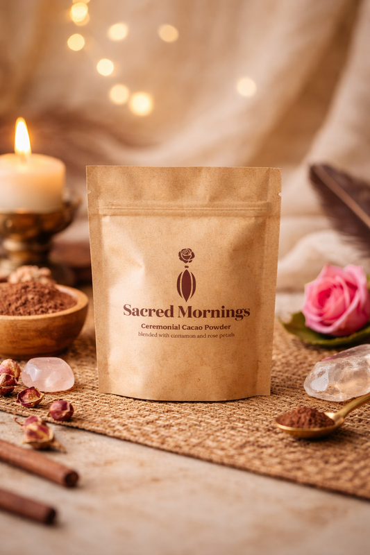Travel packs 8 cinnamon & rose petal cacao latte packets