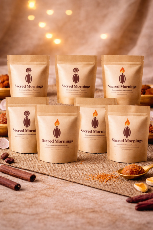 Travel variety packs - 4 cinnamon rose + 4 cayenne tumeric cacao latte packs